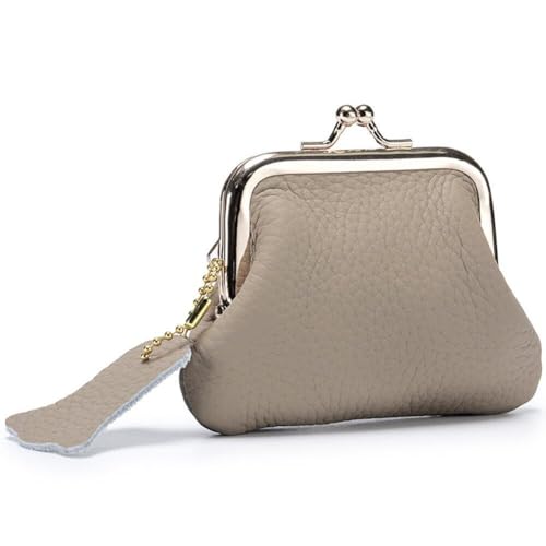 Damen Retro Hasp Coin Brieftasche Weiche Leder Kleine Geldbörse Weibliche Mädchen Studentin Mini Key Money Bag Mit Anhänger von Fituenly