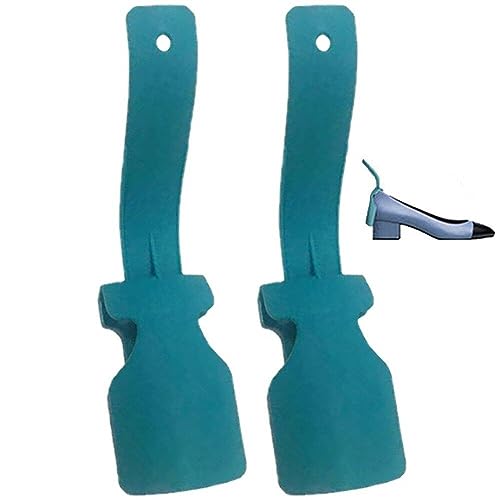 Lazy Schuhhelfer 4pcs Tragbarer Tragenschuhhelfer Für Leicht Zu Tragen Schuhe Plastikschuhorn Für Männer Frauen Und Kinder von Fituenly