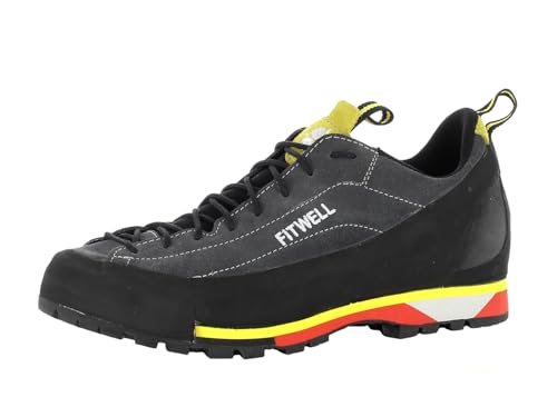 Fitwell Contact leichte und stabile Herren Zustiegsschuhe, Wanderhalbschuhe, Made in Italy EU 44,5 von Fitwell