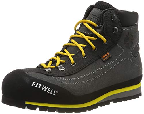 Fitwell Safety S3 wasserdichte Sicherheitsschuhe/Arbeitsschuhe mit Vibramsohle (EU 41) von Fitwell