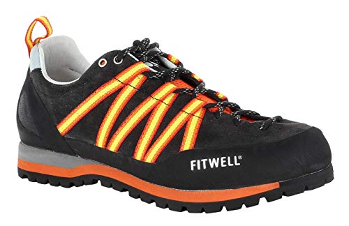 Fitwell Scorpion LTH Zustiegsschuhe, Klettersteigschuhe mit Lederfutter Made in Italy EU 46,5 von Fitwell