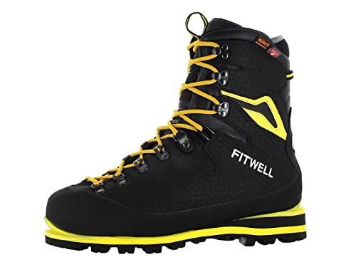 Fitwell Sirius Winter Evo stabile und wasserdichte Bergschuhe, Alpinstiefel, steigeisenfest, Made in Italy EU 44 von Fitwell