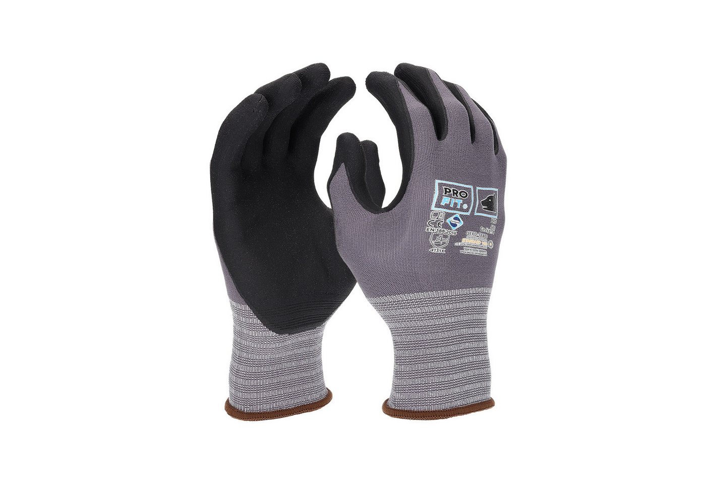 Fitzner Arbeitshandschuhe Nitrilschaum-Feinstrickhandschuh – atmungsaktiv von Fitzner
