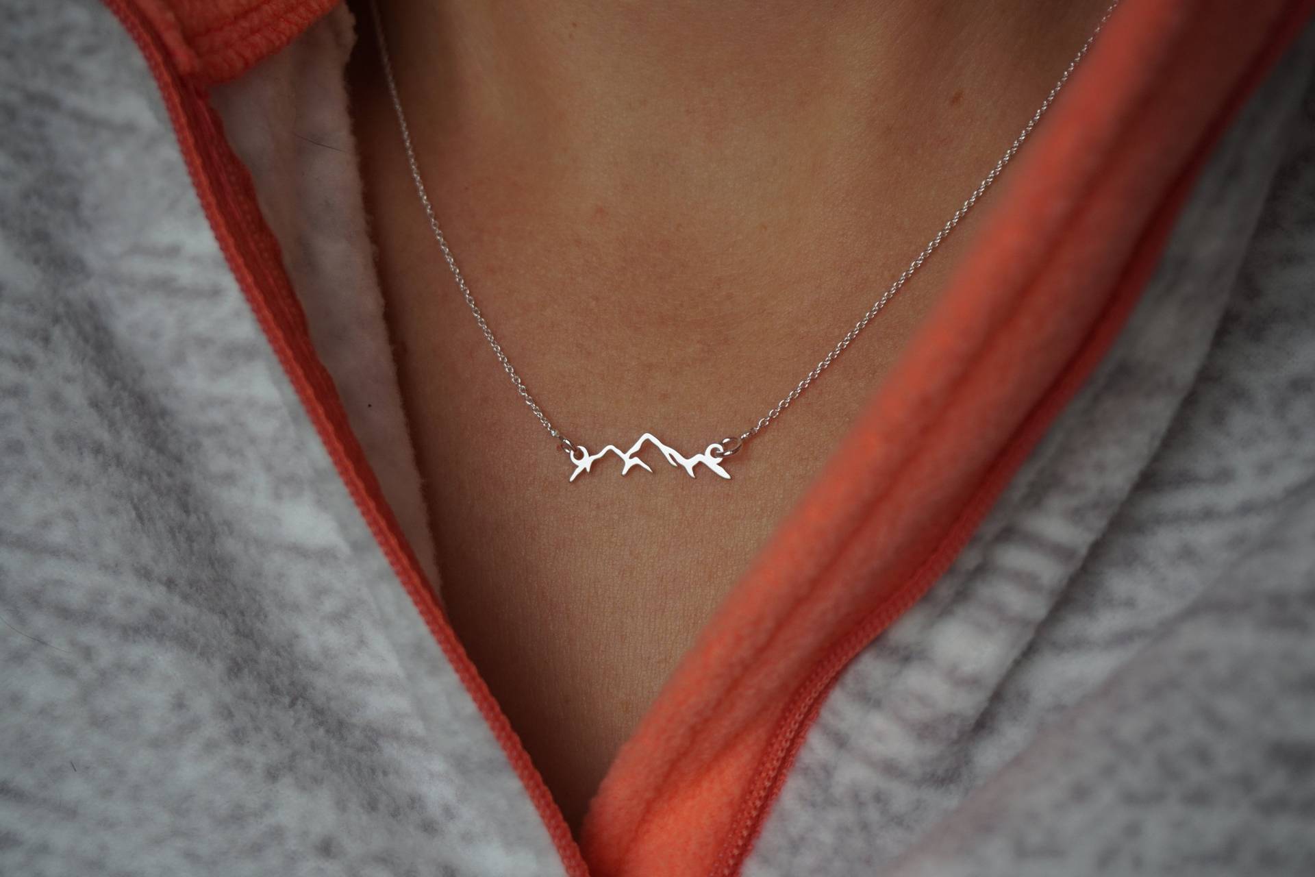 Silber-Kette Berge, Berg, Gebirge von FiuFiuJewellery