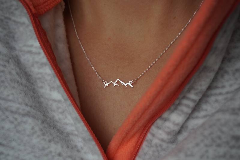 Silber-Kette Berge, Berg, Gebirge von FiuFiuJewellery