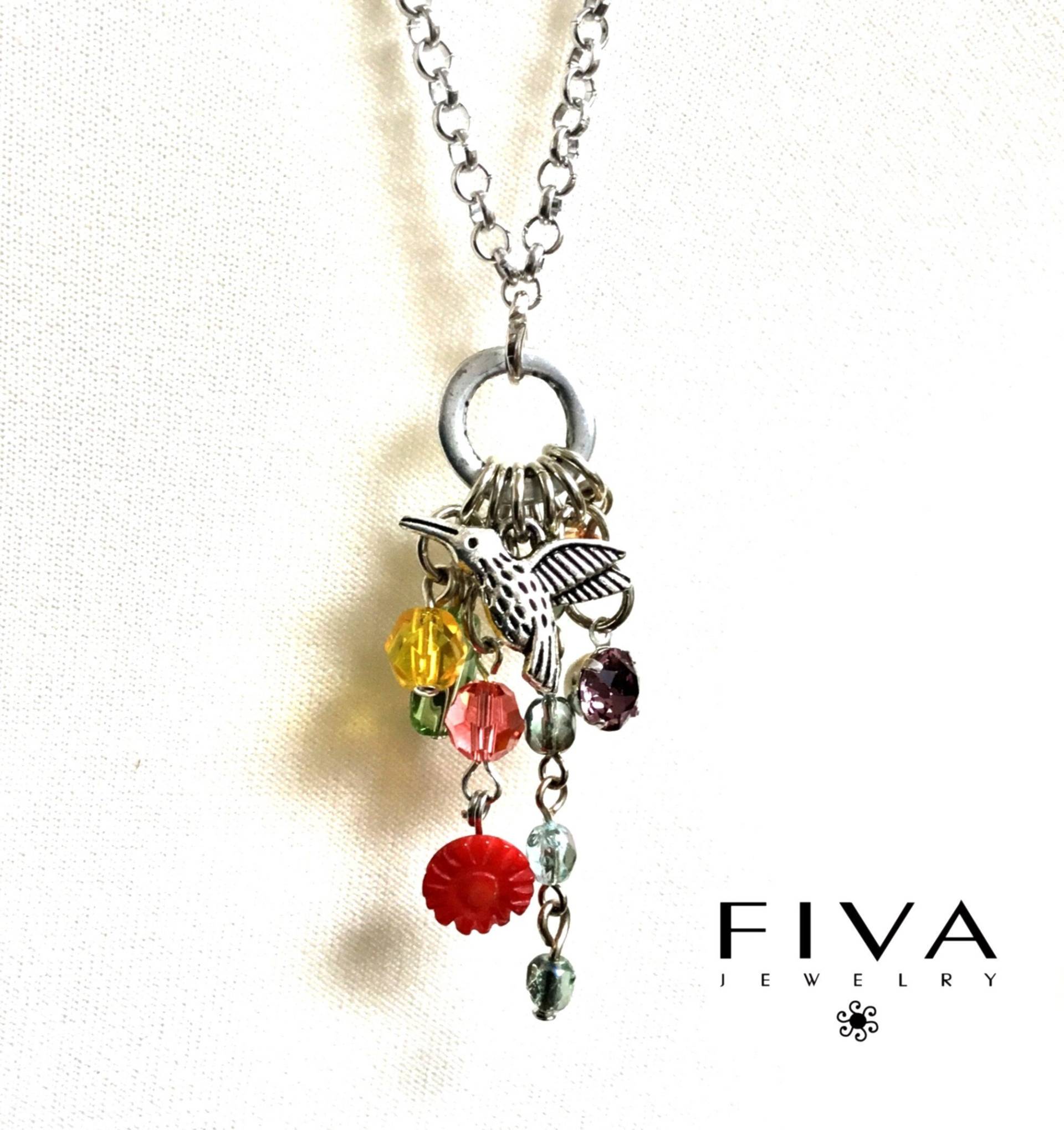 Fiva Halskette Kolibri Lang von FivaJewelryDE