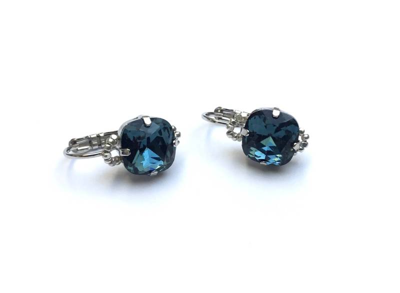 Fiva Ohrringe Basic, Blau Silber 4470/ 10mm Denim Blue , 1Paar von FivaJewelryDE