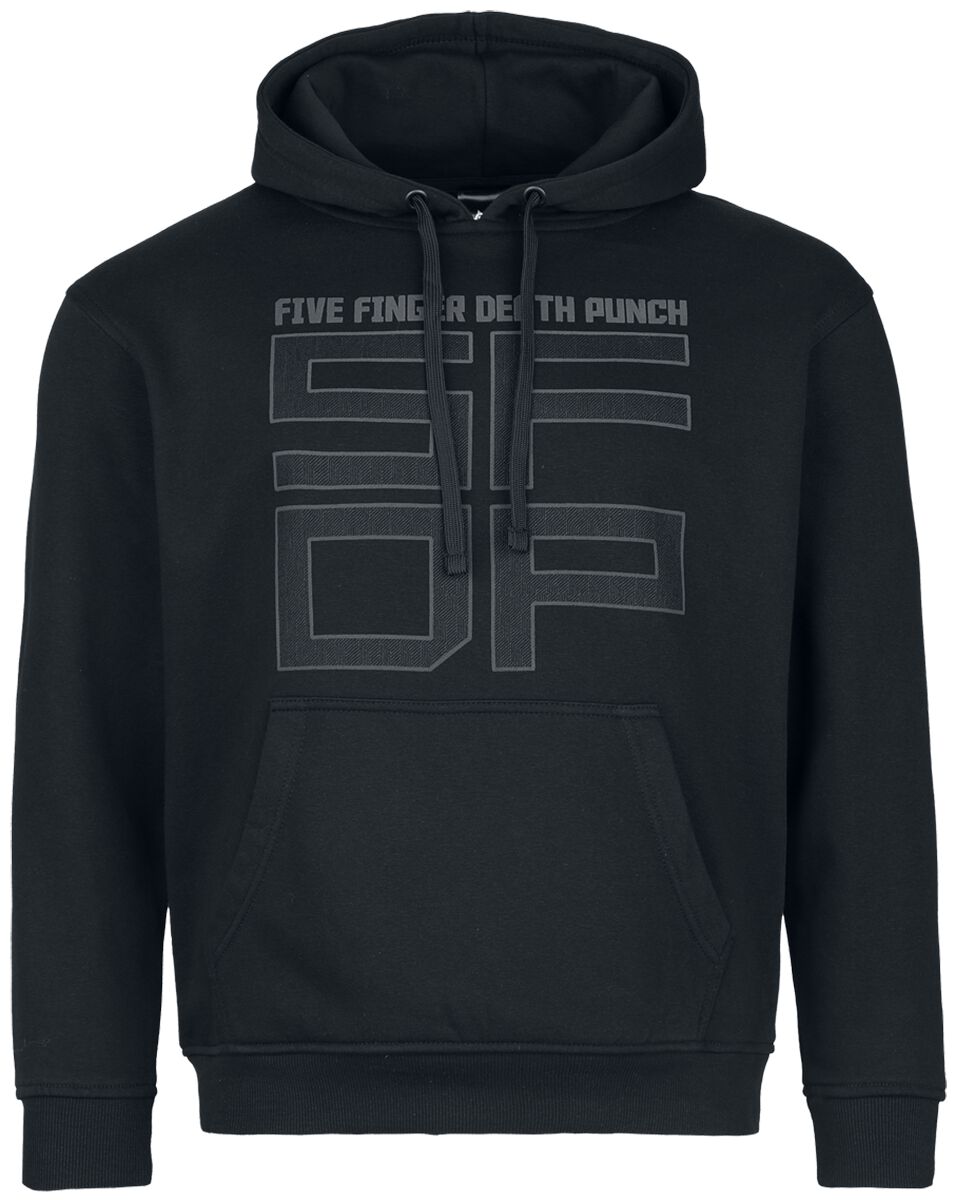 Five Finger Death Punch Chevron Kapuzenpullover schwarz in XXL von Five Finger Death Punch