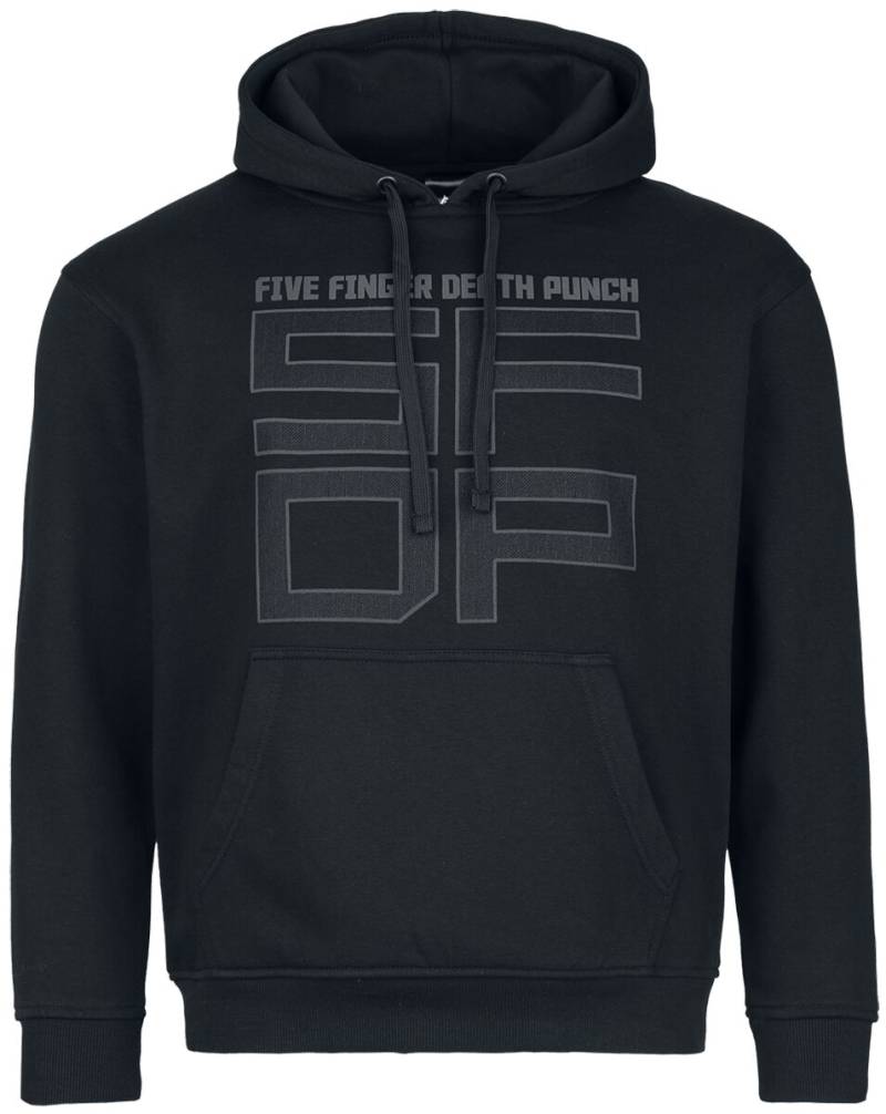 Five Finger Death Punch Chevron Kapuzenpullover schwarz in XXL von Five Finger Death Punch