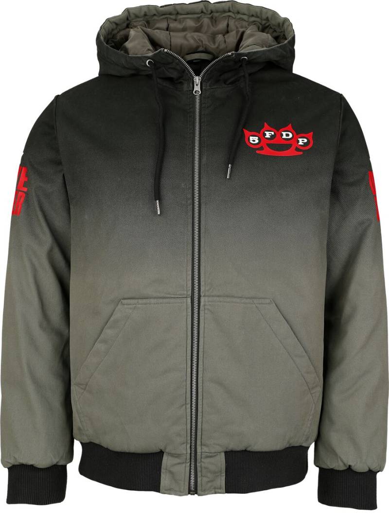 Five Finger Death Punch EMP Signature Collection Winterjacke grau schwarz in L von Five Finger Death Punch