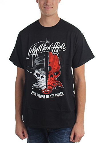 Five Finger Death Punch Herren Jekyll And Hyde T-Shirt, X-Large, Black von Five Finger Death Punch