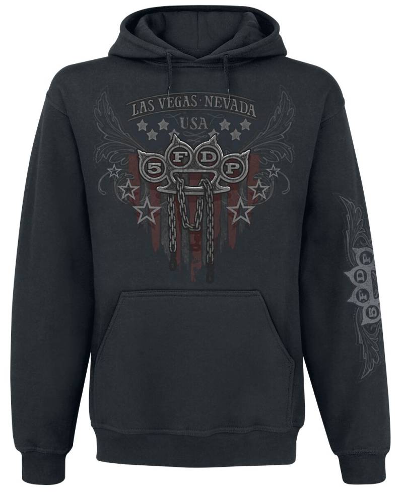 Five Finger Death Punch Kapuzenpullover - Eagle Color - M bis L - für Männer - Größe M - schwarz  - EMP exklusives Merchandise! von Five Finger Death Punch