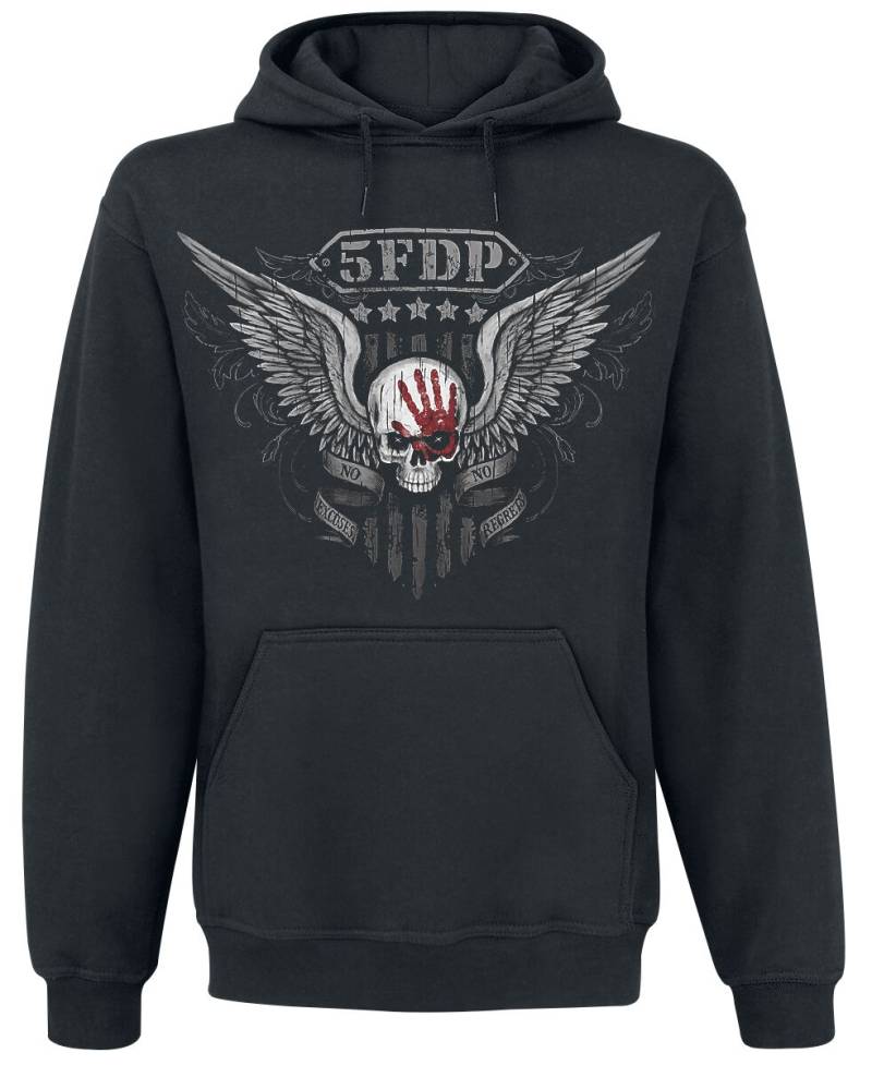 Five Finger Death Punch Kapuzenpullover - No Regrets - L bis XL - für Männer - Größe L - schwarz  - Lizenziertes Merchandise! von Five Finger Death Punch