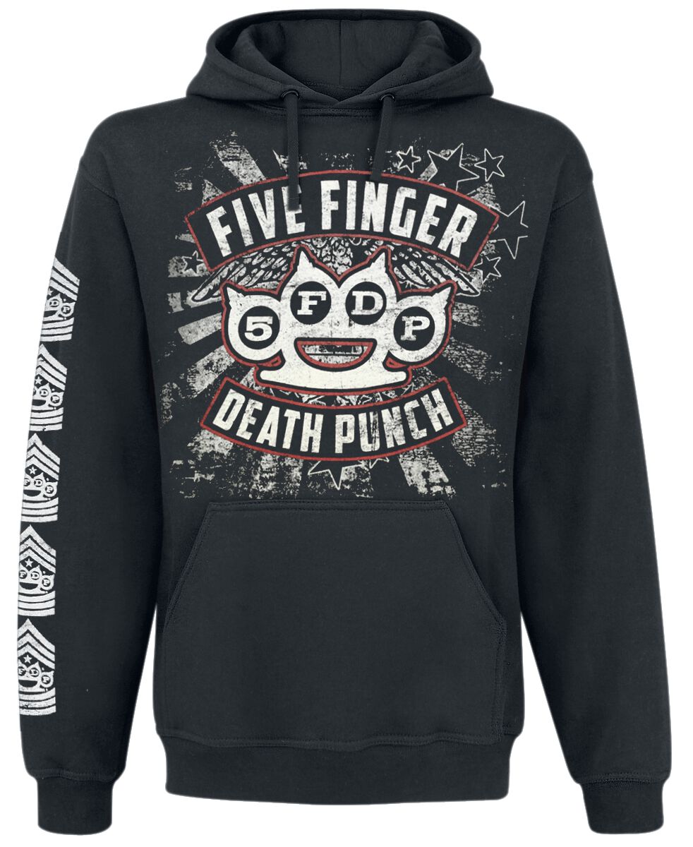 Five Finger Death Punch Kapuzenpullover - Punchagram - S bis XXL - für Männer - Größe XL - schwarz  - Lizenziertes Merchandise! von Five Finger Death Punch