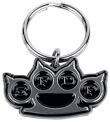 Five Finger Death Punch Knuckles Unisex Schlüsselanhänger Standard Zinklegierung Band-Merch, Bands von Five Finger Death Punch