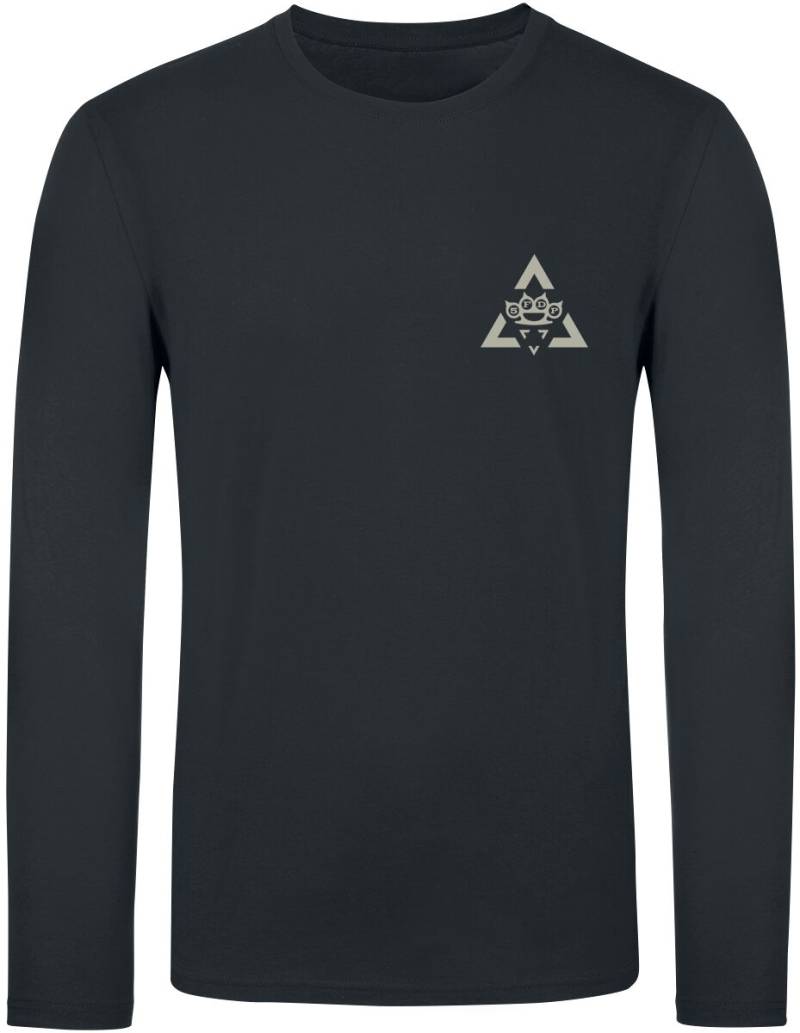 Five Finger Death Punch Langarmshirt - Psychonaut - M - für Männer - Größe M - schwarz  - Lizenziertes Merchandise! von Five Finger Death Punch