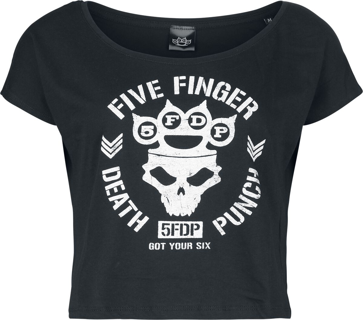 Five Finger Death Punch Logo T-Shirt schwarz in S von Five Finger Death Punch