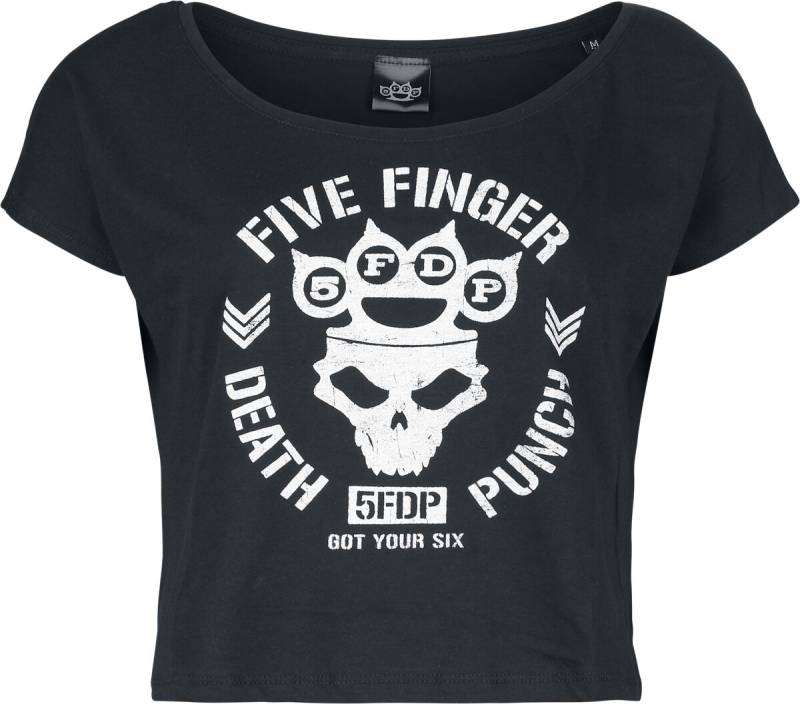 Five Finger Death Punch Logo T-Shirt schwarz in XXL von Five Finger Death Punch