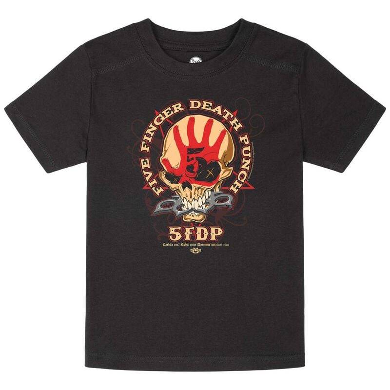 Five Finger Death Punch Metal-Kids - Knucklehead Kids T-Shirt schwarz in 104 von Five Finger Death Punch