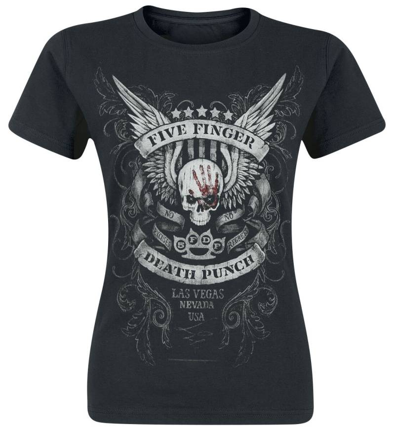 Five Finger Death Punch No Regrets T-Shirt schwarz in XL von Five Finger Death Punch