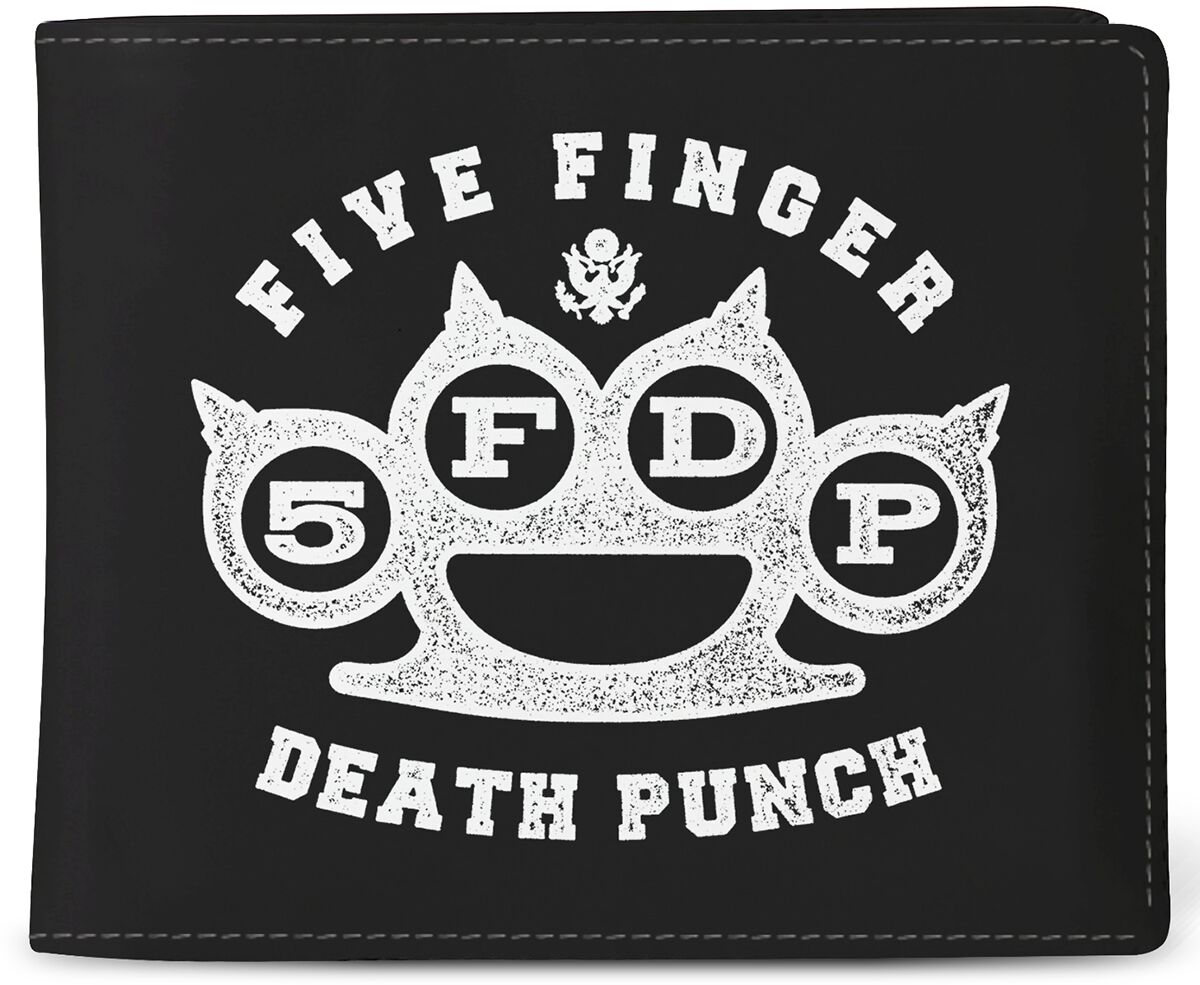 Five Finger Death Punch Rocksax - Five Finger Death Punch Geldbörse schwarz von Five Finger Death Punch