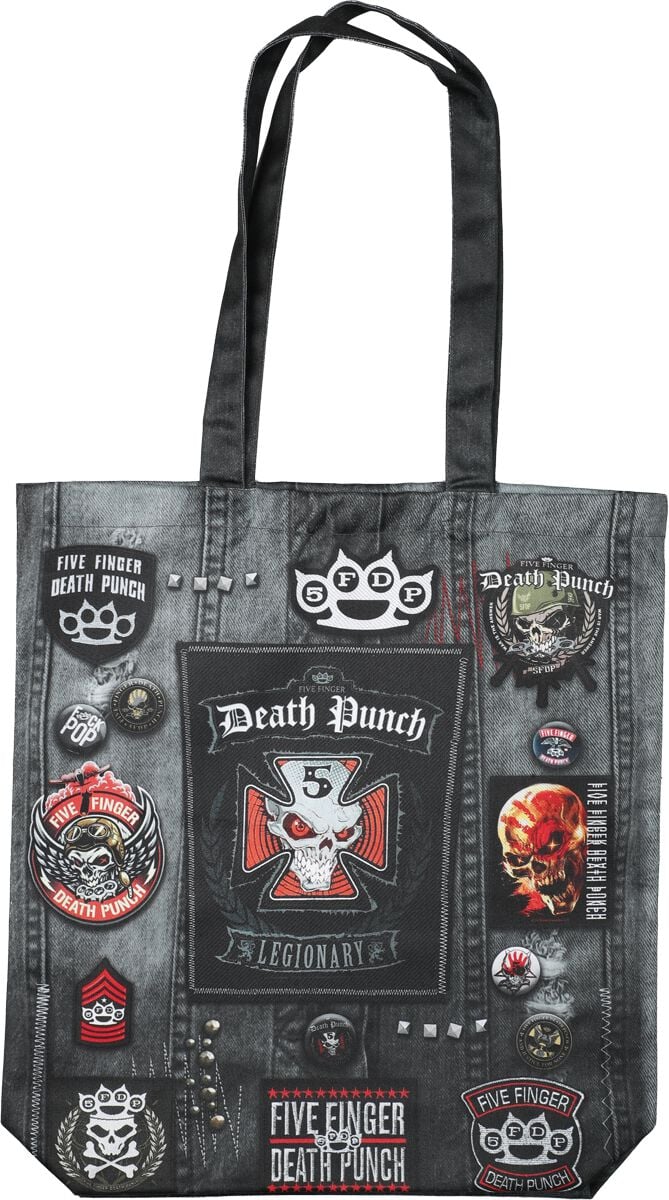 Five Finger Death Punch Rocksax - Five Finger Death Punch Stofftasche multicolor von Five Finger Death Punch