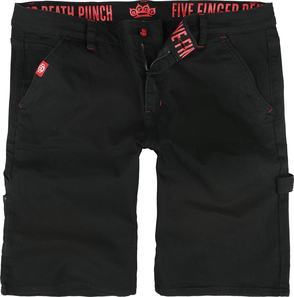 Five Finger Death Punch Short - EMP Signature Collection - 30 bis 36 - für Männer - Größe 33 - schwarz  - EMP exklusives Merchandise! von Five Finger Death Punch