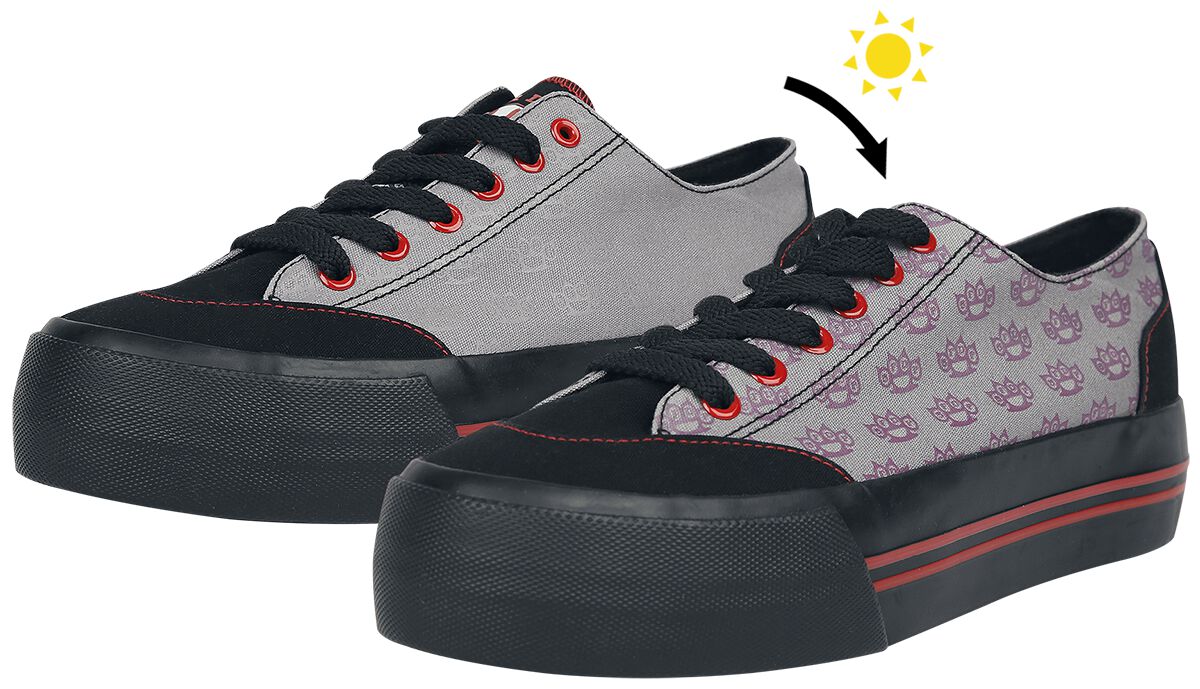 Five Finger Death Punch Sneaker - EMP Signature Collection - EU37 bis EU41 - für Damen - Größe EU38 - multicolor  - EMP exklusives Merchandise! von Five Finger Death Punch