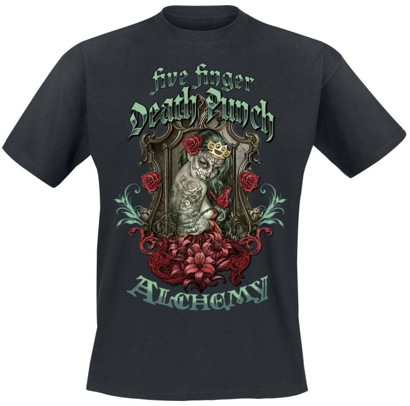 Five Finger Death Punch T-Shirt - Alchemy - Widows Weeds - S bis 5XL - für Männer - Größe 4XL - schwarz  - Lizenziertes Merchandise! von Five Finger Death Punch