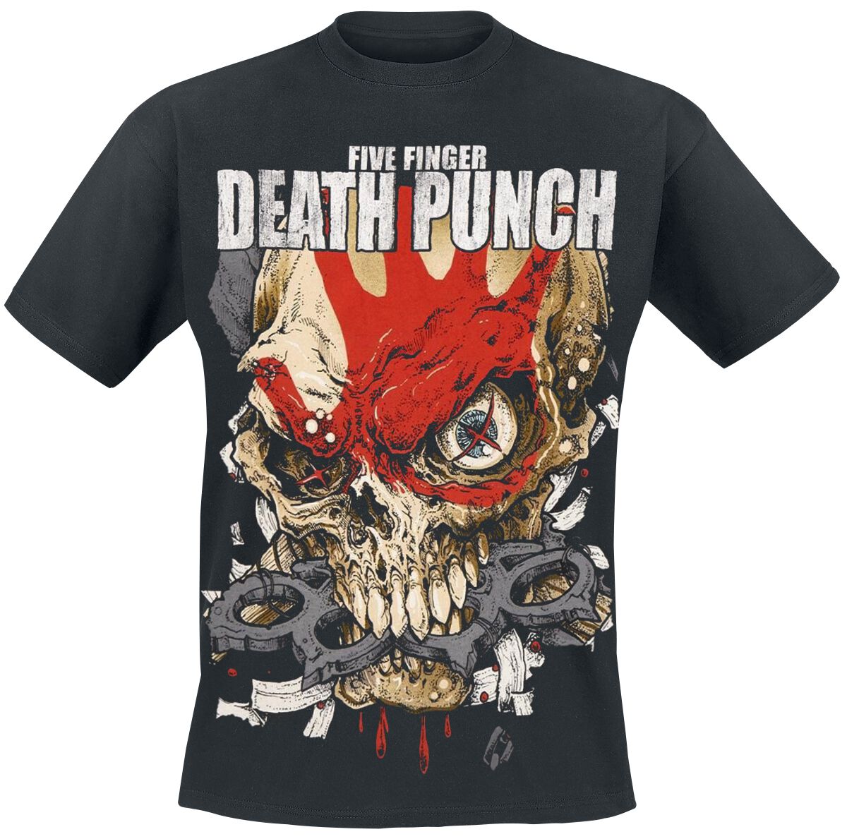 Five Finger Death Punch T-Shirt - Knucklehead Kopia Exploded - S bis XXL - für Männer - Größe L - schwarz  - Lizenziertes Merchandise! von Five Finger Death Punch