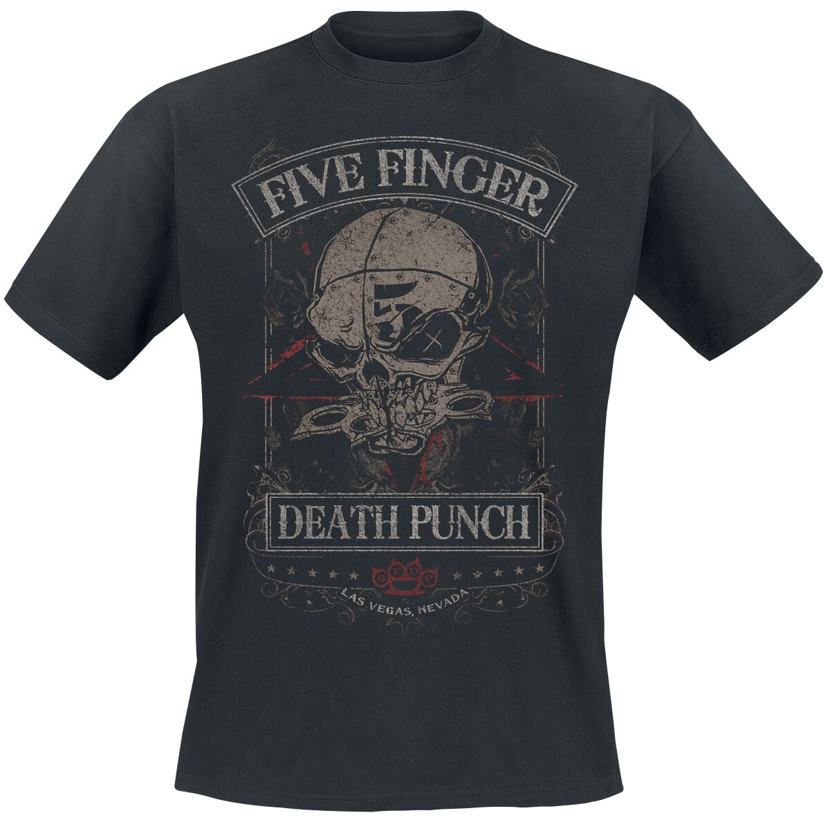 Five Finger Death Punch T-Shirt - Wicked - S bis M - für Männer - Größe M - schwarz  - Lizenziertes Merchandise! von Five Finger Death Punch