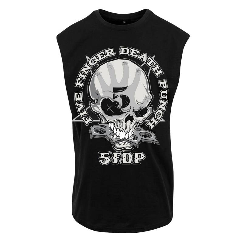 Five Finger Death Punch Tank-Top - One Two Fuck You - S bis XXL - für Männer - Größe L - schwarz  - Lizenziertes Merchandise! von Five Finger Death Punch