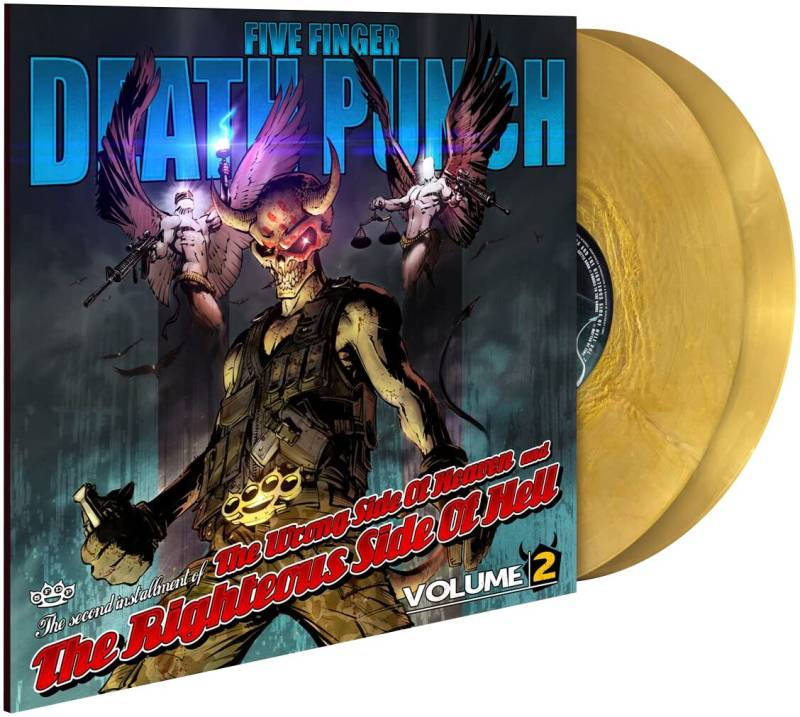 Five Finger Death Punch The wrong Side Of Heaven - The Righteous Side Of Hell 2 LP farbig von Five Finger Death Punch