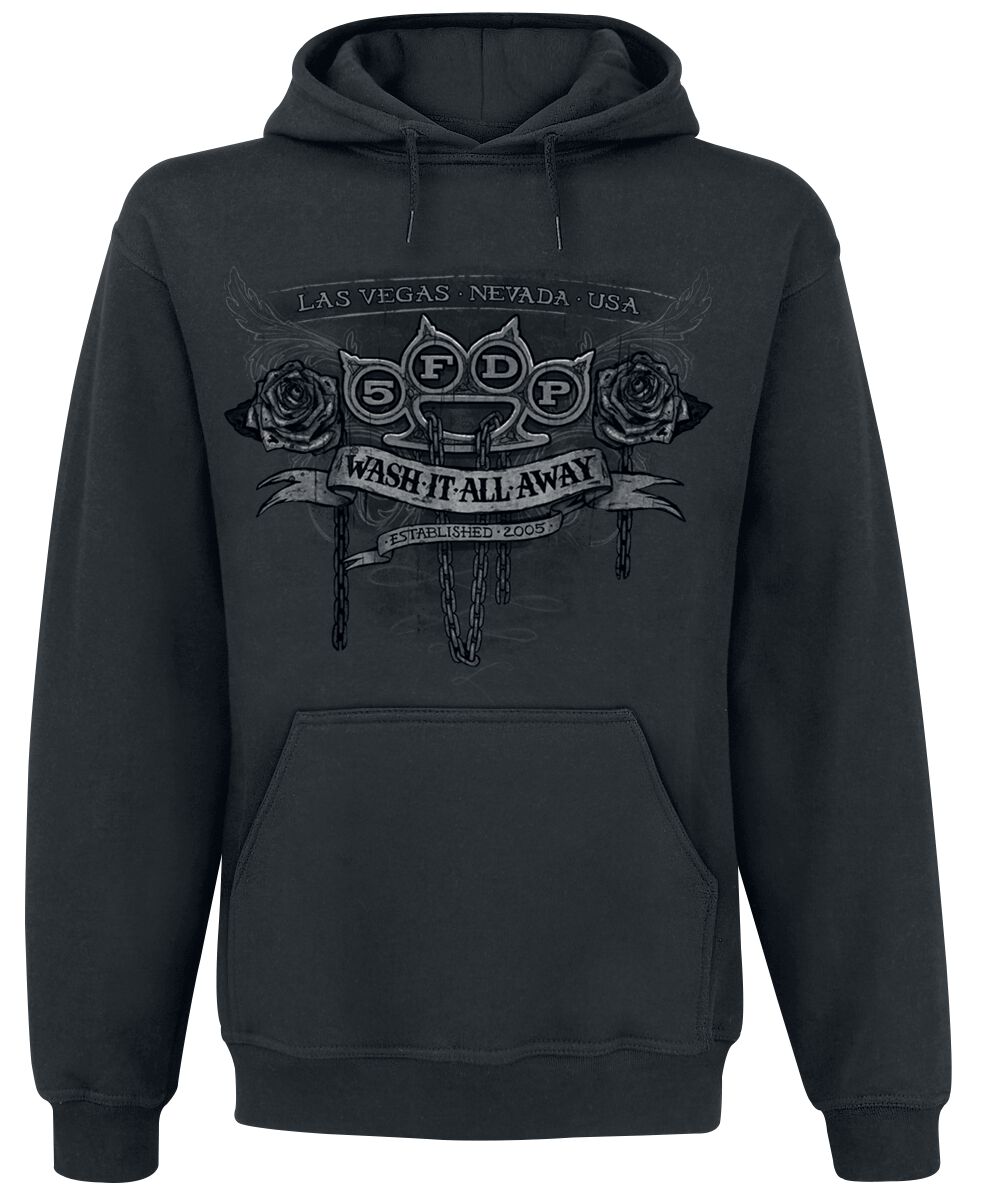 Five Finger Death Punch Wash It All Away Kapuzenpullover schwarz in XL von Five Finger Death Punch