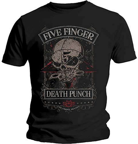 Five Finger Death Punch 'Wicked' (Black) T-Shirt (Large) von Five Finger Death Punch