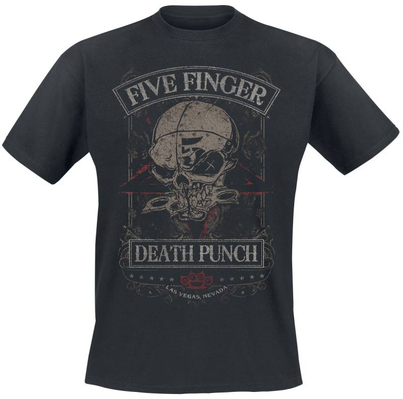 Five Finger Death Punch Wicked T-Shirt schwarz in M von Five Finger Death Punch