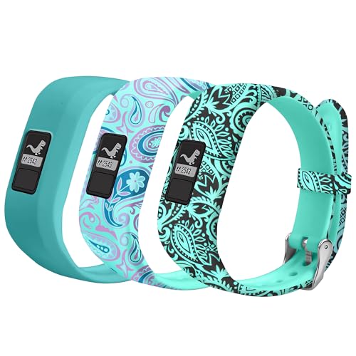 Armbänder kompatibel mit Garmin Vivofit JR Bändern, Vivofit JR 2 Bänder/Vivofit 3 Bänder, Zubehör, Ersatz-Uhrenarmbänder, Frauen mit Metallverschluss für Garmin Vivofit 3 JR, 3 Stück Armbänder kompatibel mit Garmin Vivofit JR Bändern, Vivofit JR 2 Bänder/Vivofit 3 Bänder, Zubehör, Ersatz-Uhrenarmbänder, Frauen mit Metallverschluss für Garmin Vivofit 3 JR, 3 Stück von Five Star Online