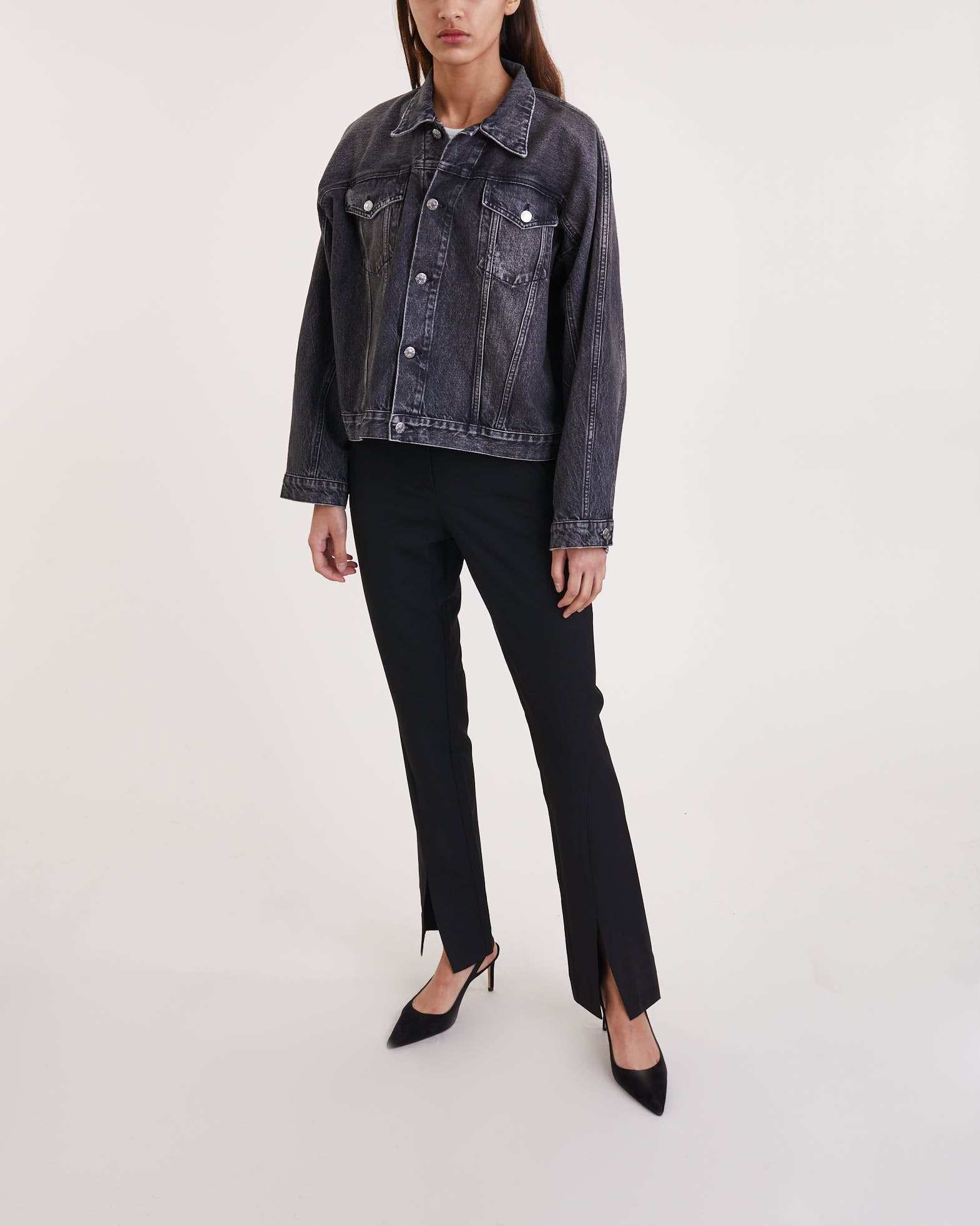 Five Units Trousers Angelie Long Split Black Five Units Trousers Angelie Long Split Black von Five Units