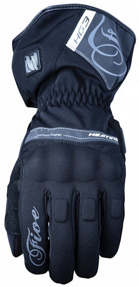 Five Motorradhandschuhe HG3 Damen beheizbare Motorradhandschuhe (wasserdicht) wasserdicht,beheizbar von Five