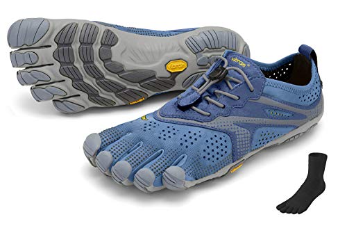 Fivefingers Vibram V-Run Women + Zehensocke, Size:37;Color:Blue/Blue von Fivefingers