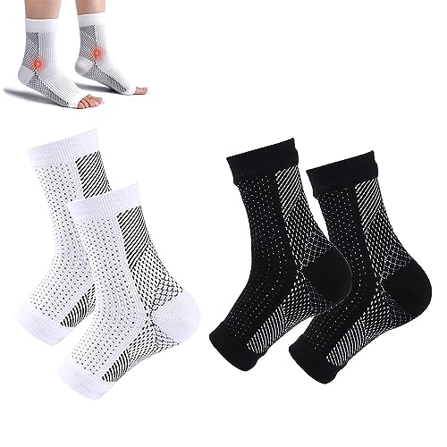 FiveMileBro Orthopädische kompressionssocken, plantar fasciitis socken für herren und damen, orthoback socken, orthopädische socken fußbandage für sport fitness von FiveMileBro