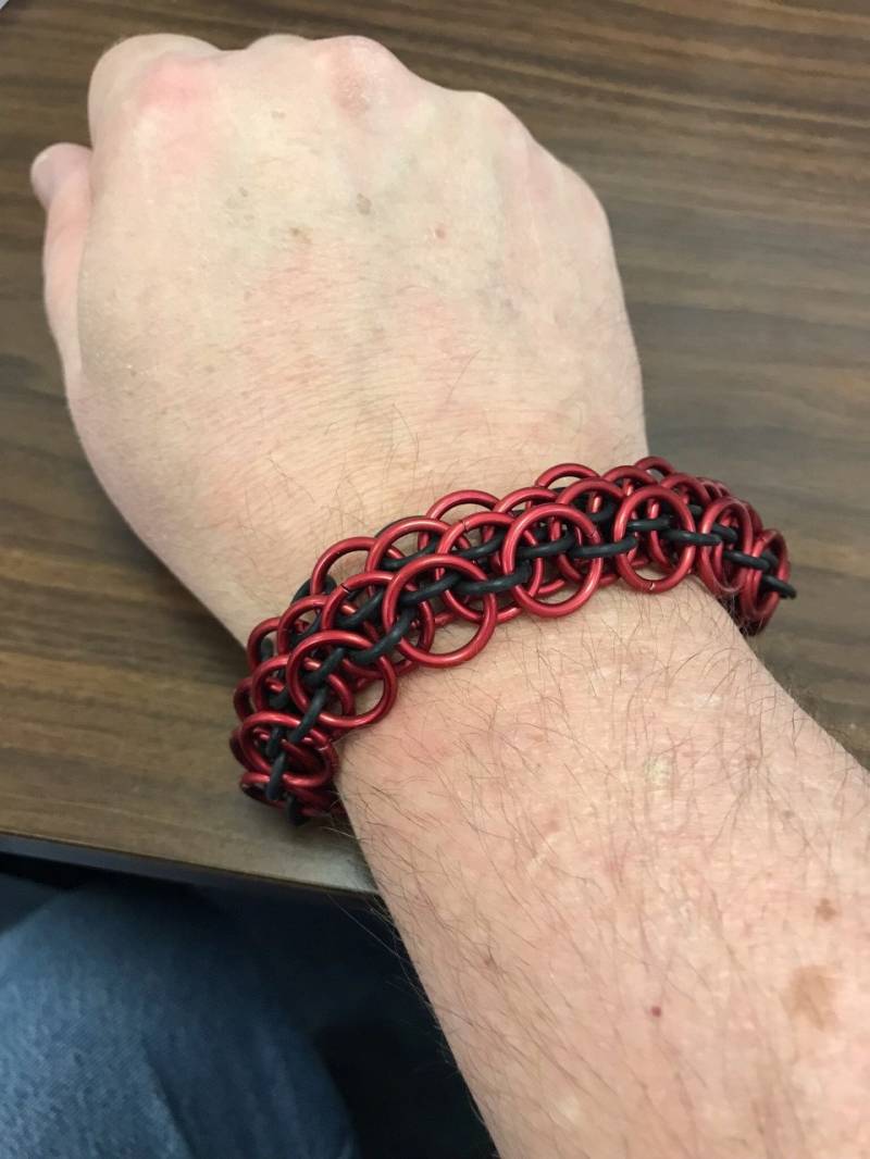 Drachenschuppen Armband, Erweiterbar von FiveRingCreations