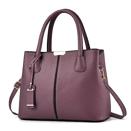 FiveloveTwo Dame Classy Satchel Handtasche Tote Handtasche Griff Tasche Umhängetasche von FiveloveTwo