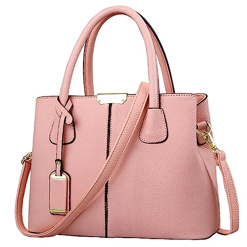 FiveloveTwo Dame Classy Satchel Handtasche Tote Handtasche Griff Tasche Umhängetasche von FiveloveTwo