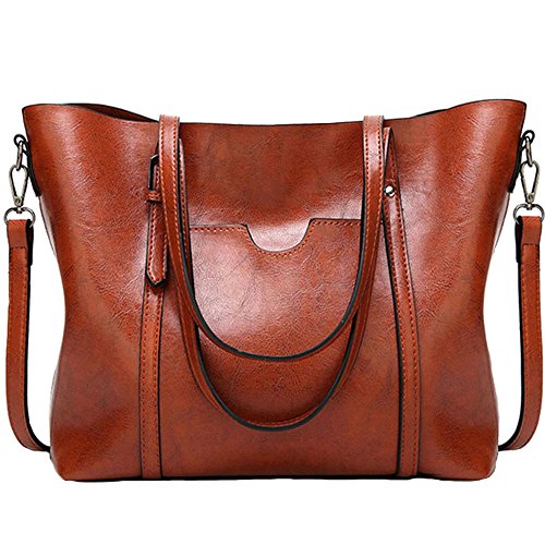 FiveloveTwo Frauen Wasserdichte Damen Umhängetasche Henkeltaschen Tasche Schultertasche Shopper Satchel Handtaschen Tote Shoulder Bag von FiveloveTwo