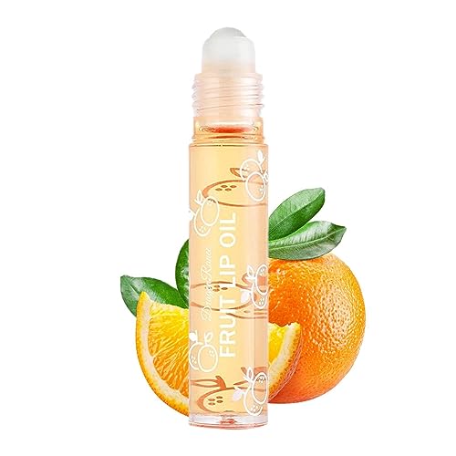 Aromatisierter Lipgloss, Lippenglanzöl, Frucht-Lipgloss,Glänzendes Lippen-Make-up, Kinder-Lipgloss, transparentes Lippen-Glow-Öl mit fruchtigen Aromen für Frauen von Fivetoo