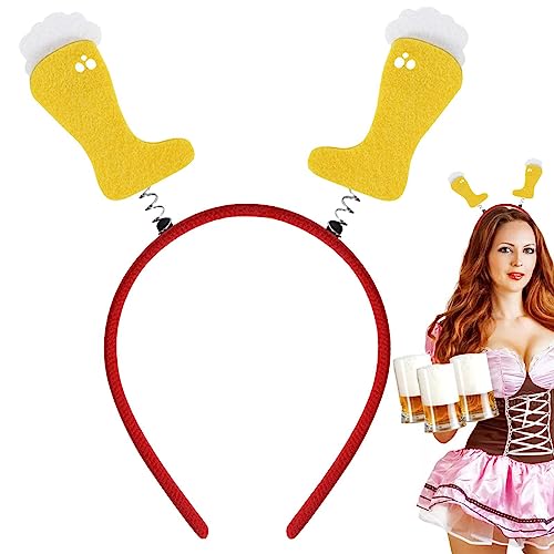 Fivetoo Festival-Haarbänder,Niedliche Party-Dressing-Requisite, festliches Stirnband-Zubehör | Festival-Kopfschmuck, Cosplay-Kopfbedeckung, Logo-Stirnband, Bier-Festival-Party-Kopfbedeckung für Damen von Fivetoo