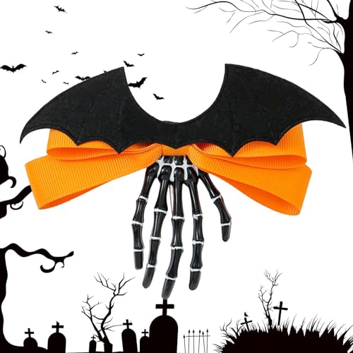 Halloween Skelett Hand Haarspangen - Halloween Goth Haarspange - Tragbare Krallen Schädel Hand Haarspange Haarnadel für Frauen Kinder Fivetoo von Fivetoo