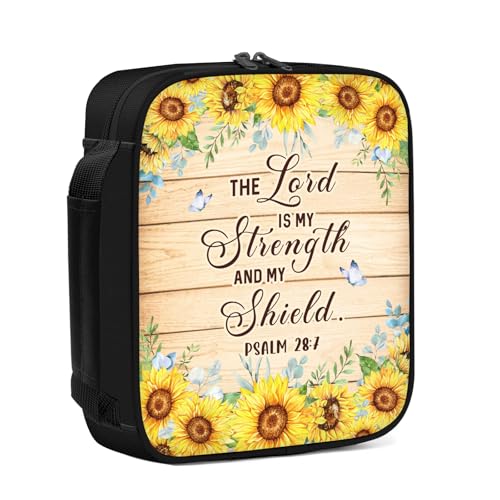 Fiwbnasz Sonnenblumen-Bibeltasche für Frauen, christliche Bibelhülle, christliche Tasche, stilvoller Schutz für Ihre heilige Schrift, Organizer-Hülle mit verstärktem Griff, Schmetterlings-Geschenke Fiwbnasz Sonnenblumen-Bibeltasche für Frauen, christliche Bibelhülle, christliche Tasche, stilvoller Schutz für Ihre heilige Schrift, Organizer-Hülle mit verstärktem Griff, Schmetterlings-Geschenke von Fiwbnasz