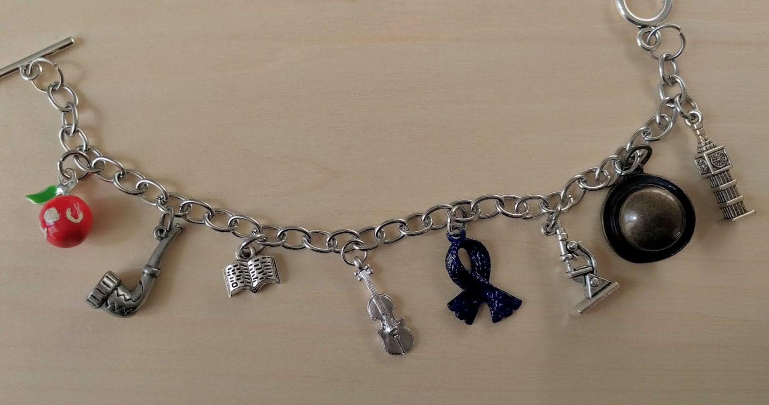 Sherlock Inspiriertes Charm Armband Sherlock Inspiriertes Charm Armband von FixationForest